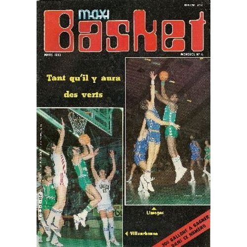 Maxi Basket N° 6 De Mars 1983   N° 6