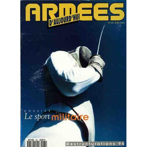 Armées D'aujourd'hui   N° 181 : Le Sport Militaire