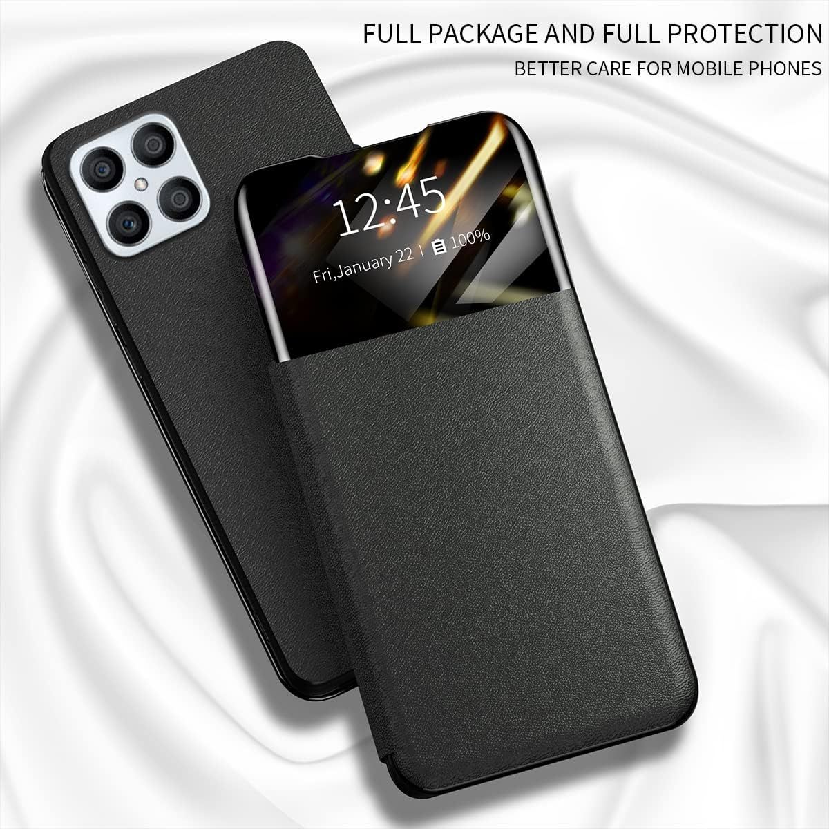 Coque Pour Honor X8 Etui, Antichoc Housse En Cuir A Rabat Av... - 3