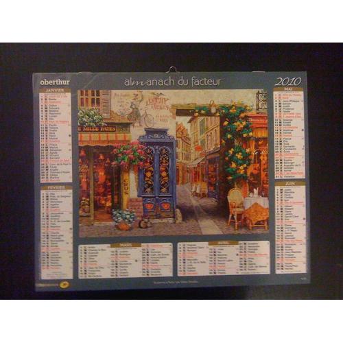 Calendrier La Poste Almanach 2010 Peinture Viktor Shvaiko