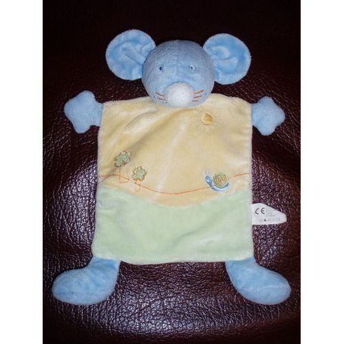 Doudou Plat Souris Vetir