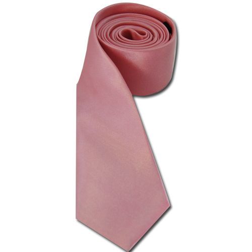 Cravate Fine Rose 140*5 Cm