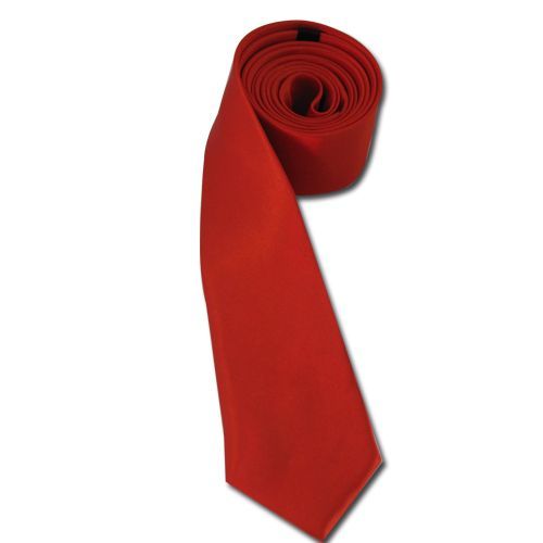 Cravate Fine Rouge 140*5cm