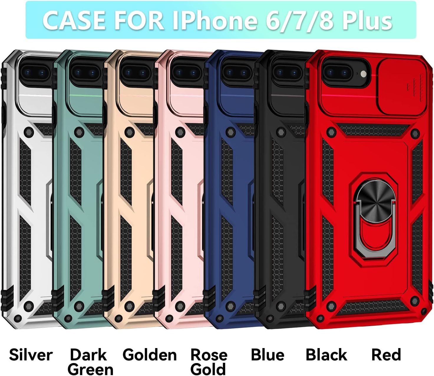 Coque Compatible Avec Iphone 7 Plus/8 Plus/Iphone 6s Plus/6 ... - 2