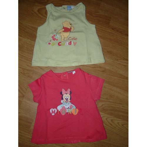 Lot De 2 T-Shirts Disney