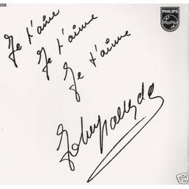 Johnny Hallyday CD ALBUM Que je t'aime (Palais des sports 1969