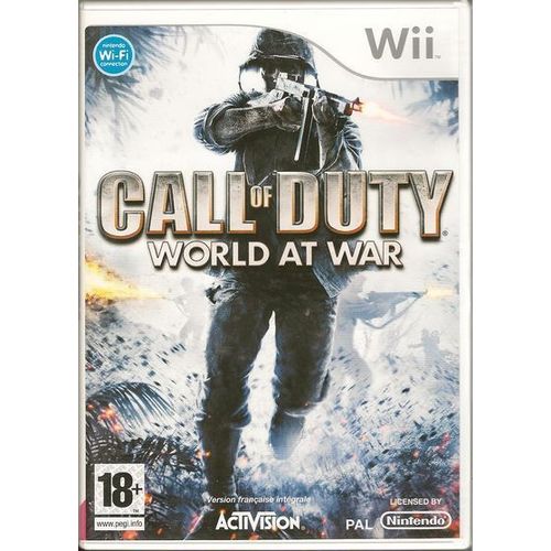 Call Of Duty World At War - Ensemble Complet - Wii