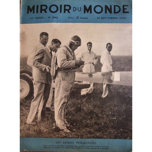 Miroir Du Monde   N° 342 : Les Avions Projectiles