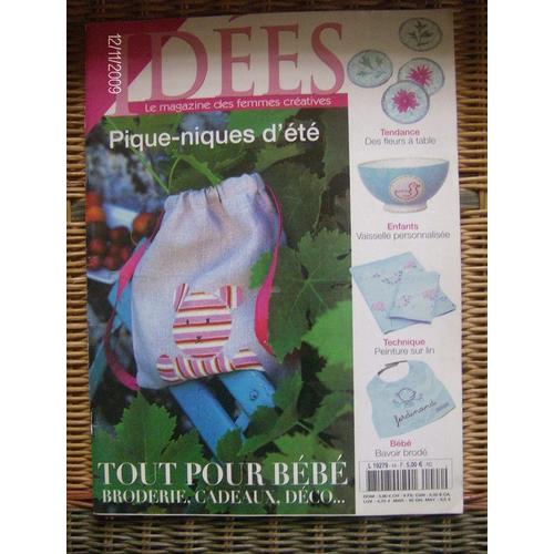 Idees Loisirs Créatifs   N° 44 : Tout Pour Bébé//Broderies,Cadeaux,Déco