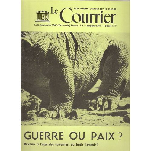 Courrier De L'unesco (Le) Du 01/08/1967