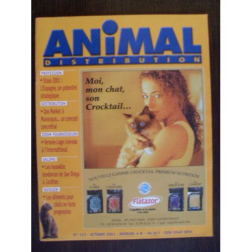 Animal Distribution   N° 123 : Dossier - Les Aliments Pour Chats En Forte Progression.