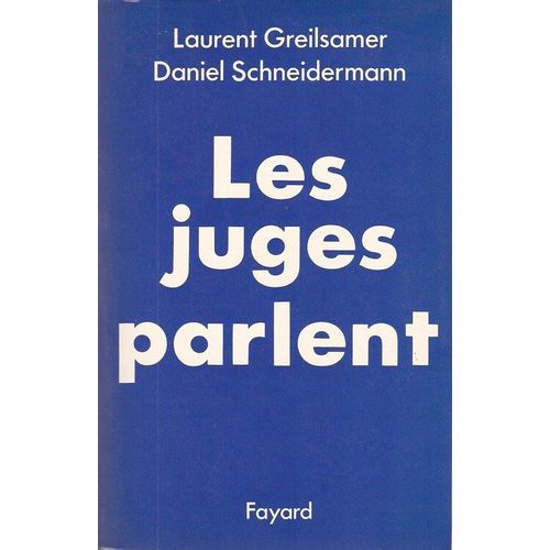 Les Juges Parlent