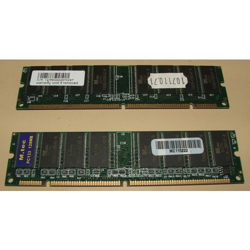 M-Tec - Mémoire - SDRAM - 128 Mo - 168 broches - PC133