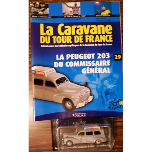 La Caravane Du Tour De France N29 Peugeot 203 Commissaire-Atlas