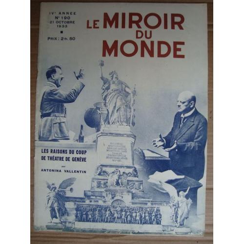 Le Miroir Du Monde  N° 190 : Les Raisons Du Coup D Etat De Geneve