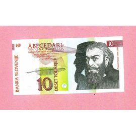 Billet De Banque Nota Banknote Bill 10 Deset Tolarjev Slovenie Slovenia 1992