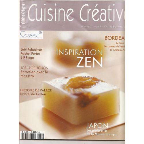 Cuisine Créative   N° 18 : Inspiration Zen