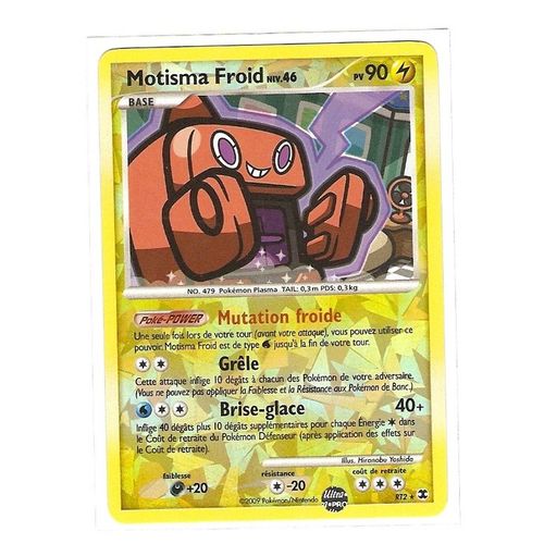 Motisma Froid Niv 46 Holo "Rivaux Emergeants" 90 Pv Rt2