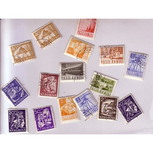 Roumanie , Lot De 16 Timbres