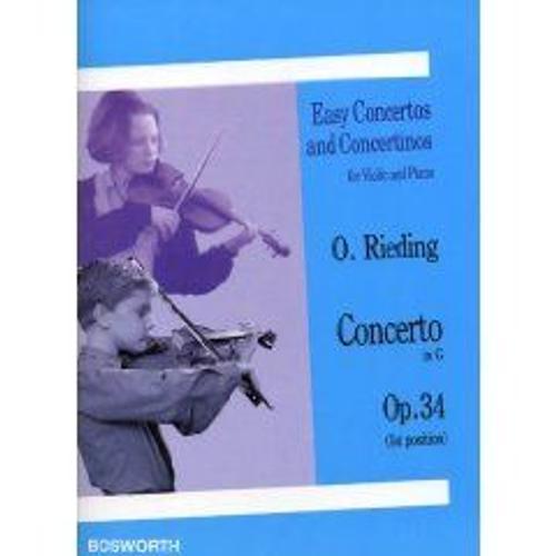 Rieding : Concerto Op 34 - Violon - Bosworth