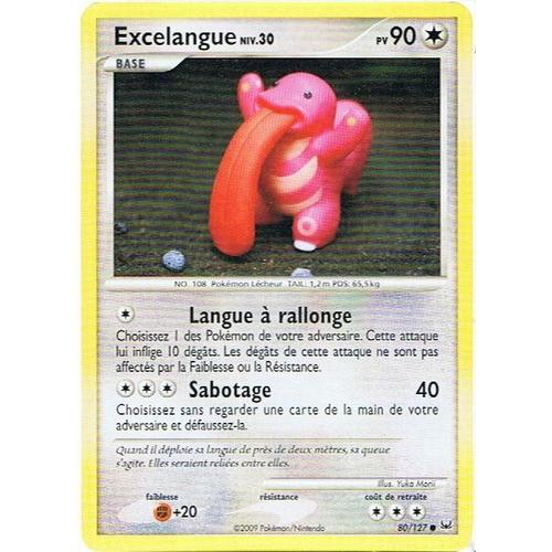 Excelangue Niv.30 - Pokemon - Platine 80 - C