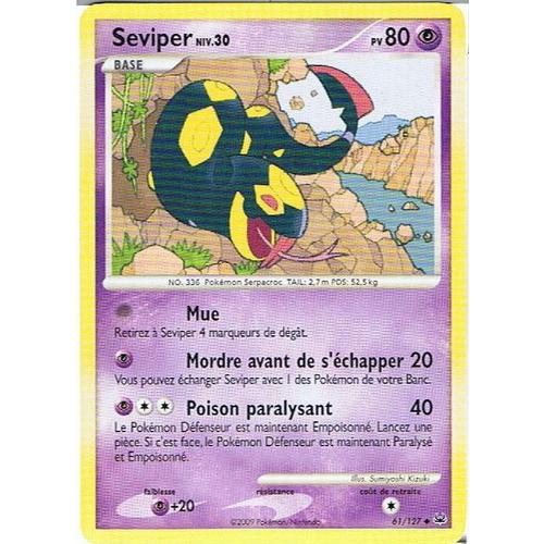 Seviper Niv.30 - Pokemon - Platine 61 - U