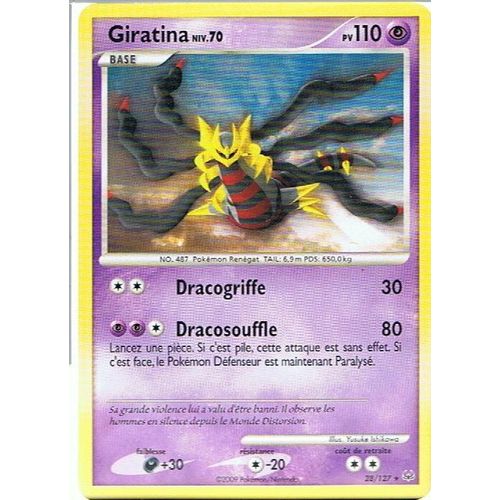 Giratina Niv.70 - Pokemon - Platine 28 - R
