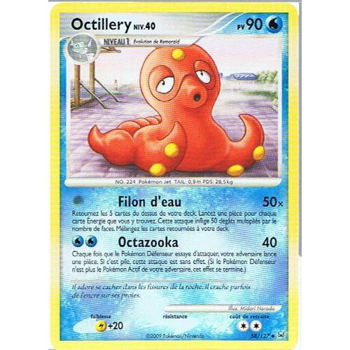 Octillery Niv.40 - Pokemon - Platine 58 - U