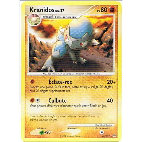 Kranidos Niv.27 - Pokemon - Platine 46 - U