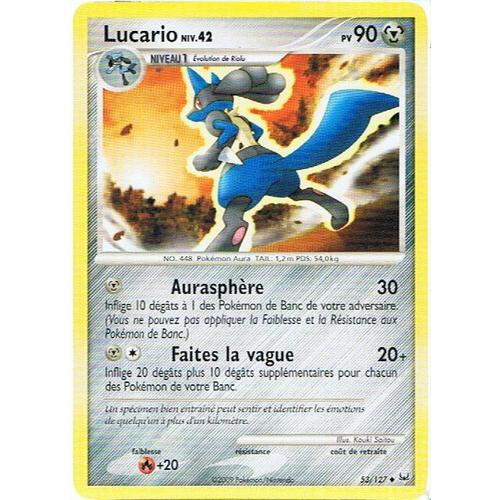 Lucario Niv.42 - Pokemon - Platine 53 - U