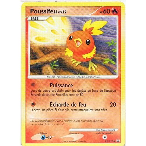 Poussifeu Niv.12 - Pokemon - Platine 99 - C