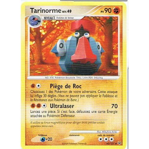 Tarinorme Niv.49 - Pokemon - Platine 60 - U