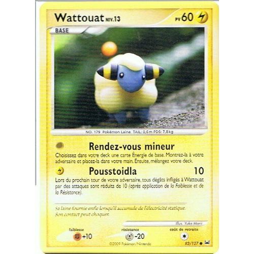 Wattouat Niv.13 - Pokemon - Platine 82 - C