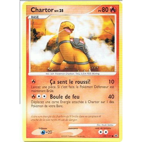 Chartor Niv.28 - Pokemon - Platine 100 - C