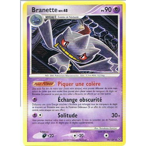 Branette Niv.48 - Pokemon - Platine 19 - R