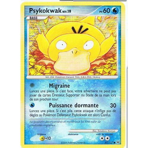 Psykokwak Niv.19 - Pokemon - Platine 87 - C