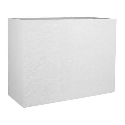 Pot Loft L Graphit - Blanc Cérusé - 78.5x29.5x60cm 46l - Eda Plastiques - Intérieur Et Extérieur