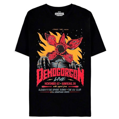 Difuzed T Shirt A Manches Courtes Stranger Things Demogorgon