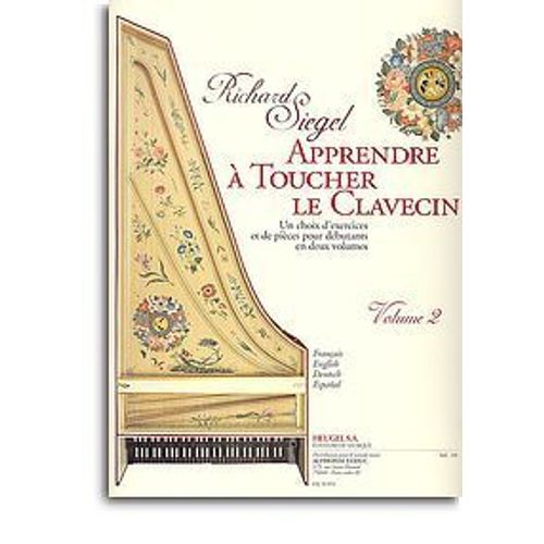 Siegel : Apprendre À Toucher Le Clavecin Vol 2 - Heugel
