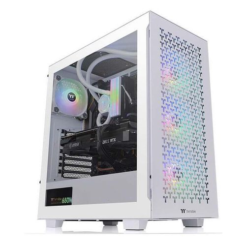 thermaltake cas de la tour v350 tg argb air snow