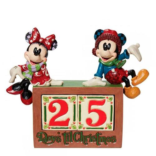Enesco Figurine Du Calendrier De Noel Disney Mickey And Minnie
