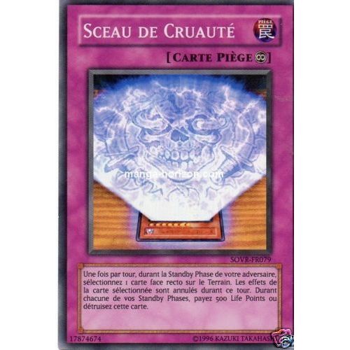 Sceau De Cruauté - Super Rare - Sovr-Fr079