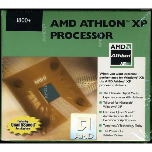 Processeur - AMD Athlon XP 1800+ - 1.53 GHz - Socket A (Socket 462) - L2 256 Ko - AX1800DMT3C