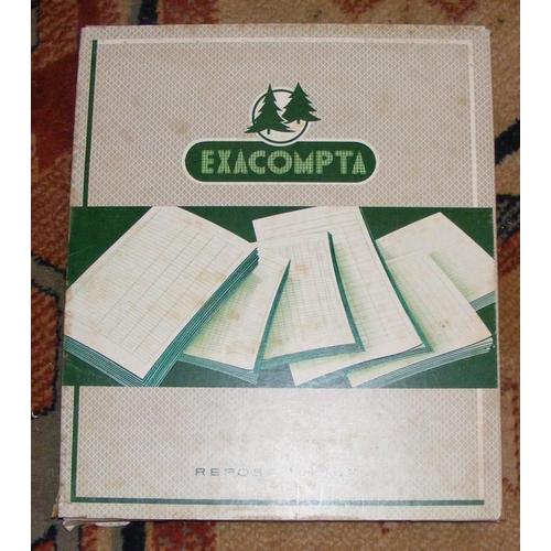 Exacompta N° 5206 : 100 Feuillets 6 Colonnes 27 X 32 Cm