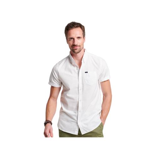 Chemise Superdry Oxford Homme Blanc