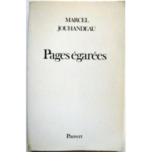Pages Égarées