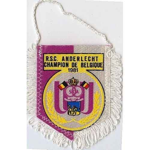 Fanion De Football   Anderlecht 1981