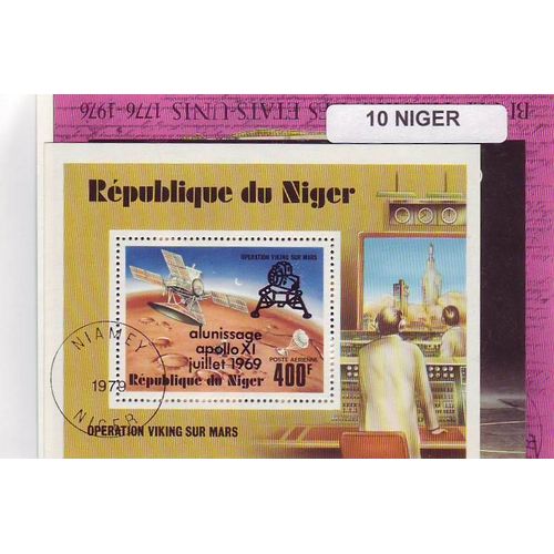 Niger - Lot De 10 Blocs Feuillets - Tous Differents