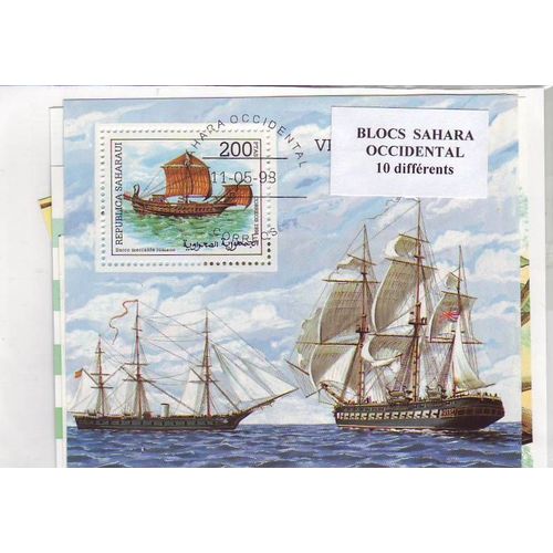 Sahara Occidental - Lot De 10 Blocs Feuillets - Tous Differents