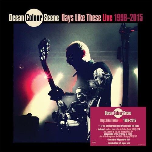Ocean Colour Scene - Days Like These: Live 1998-2015 - Limited Autographed 4lp Boxset [Vinyl Lp] Boxed Set, Autographed / Star Signed, Uk - Import